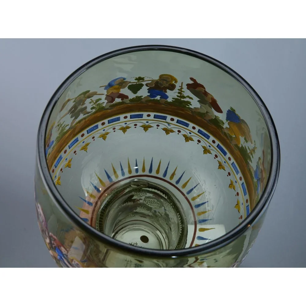 Huge c1880 Lobmeyr Bohemian Goblet